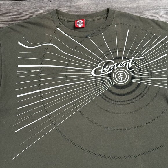 Crazy Y2K Element Skateboards T Shirt - Picture 2 of 5